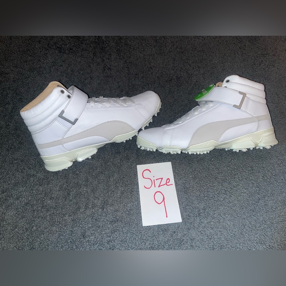 *RARE**DEADSTOCK* size 9 Puma Golf TitanTour hi-top golf shoes Rickie Fowler